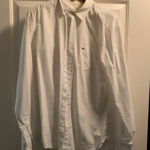 Lacoste dress shirt in white, size 40